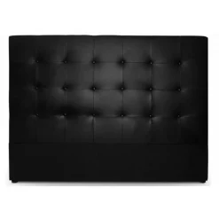 3S. x Home Tête de Lit Capitonnée 160 Cm Cocoon Noir Discount