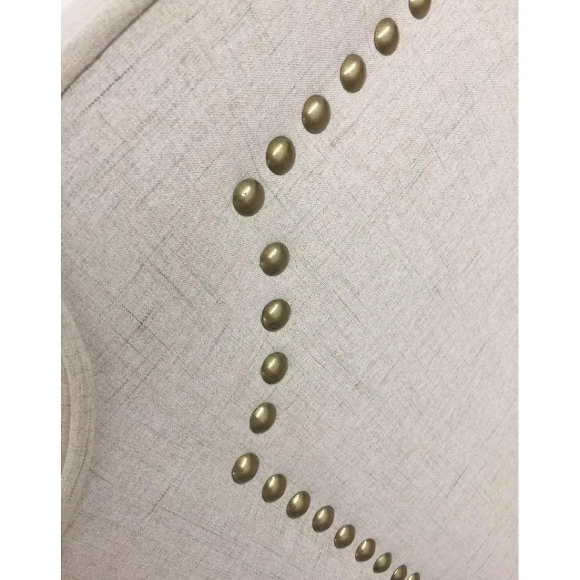 3S. x Home Tête de lit 160cm Tissu Beige ORCHIDEE New