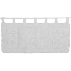 Becquet Tête de lit en boutis uni coton - Blanc Sale