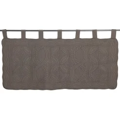 Becquet Tête de lit en boutis uni coton - Beige