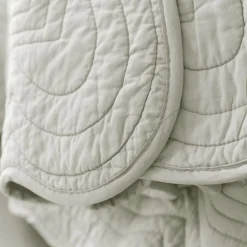 Becquet Tête de lit en boutis uni coton - Blancvoir Best