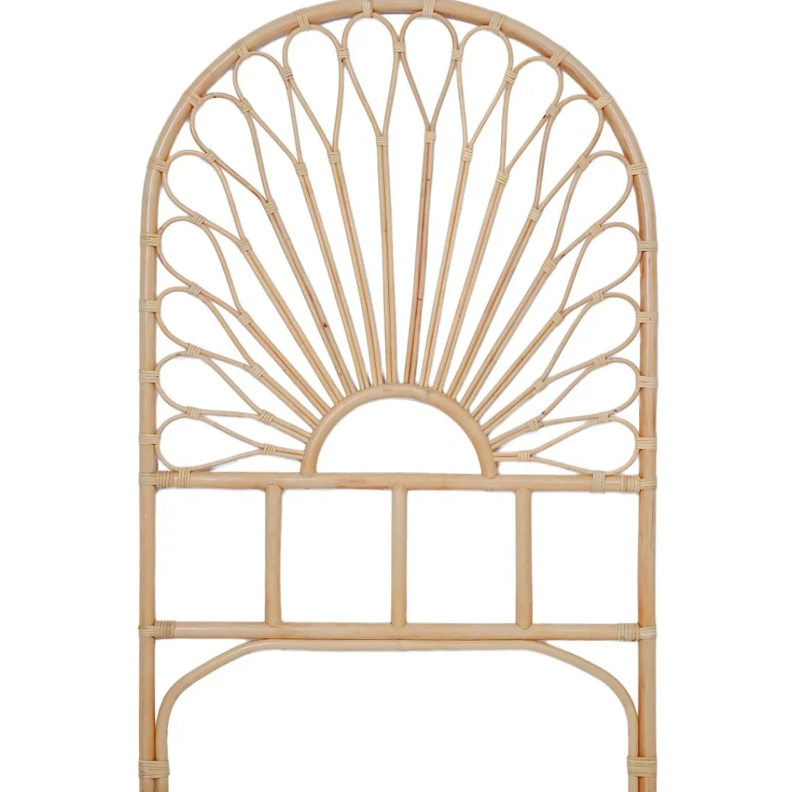 3S. x Home Tête de lit en rotin design intemporel des finitions soignées Discount