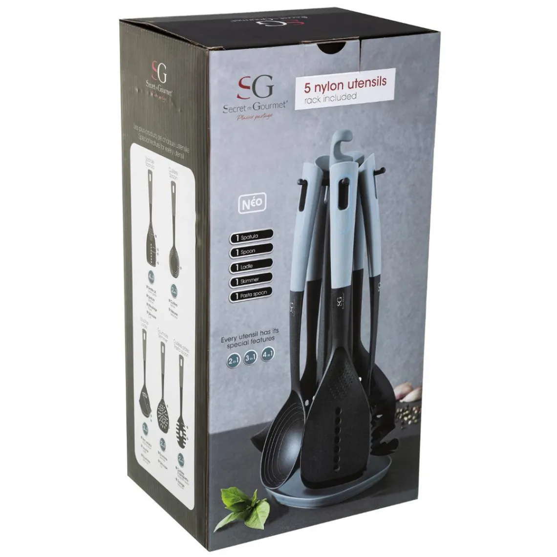 3S. x Home Ustensile Multi x 5 + Support Néo Outlet