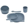 3S. x Home Vaisselle Yum 4 pièces bleu gris Clearance