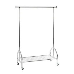 3S. x Home Valet de chambre acier chromé Discount