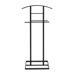 3S. x Home valet en métal laqué noir New