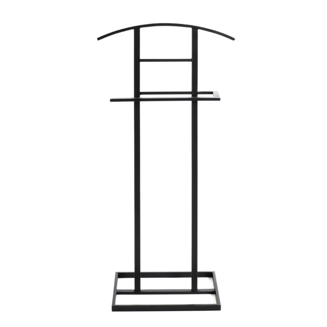 3S. x Home valet en métal laqué noir New