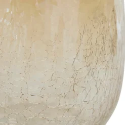 3S. x Home Vase Alexis transparent Doré