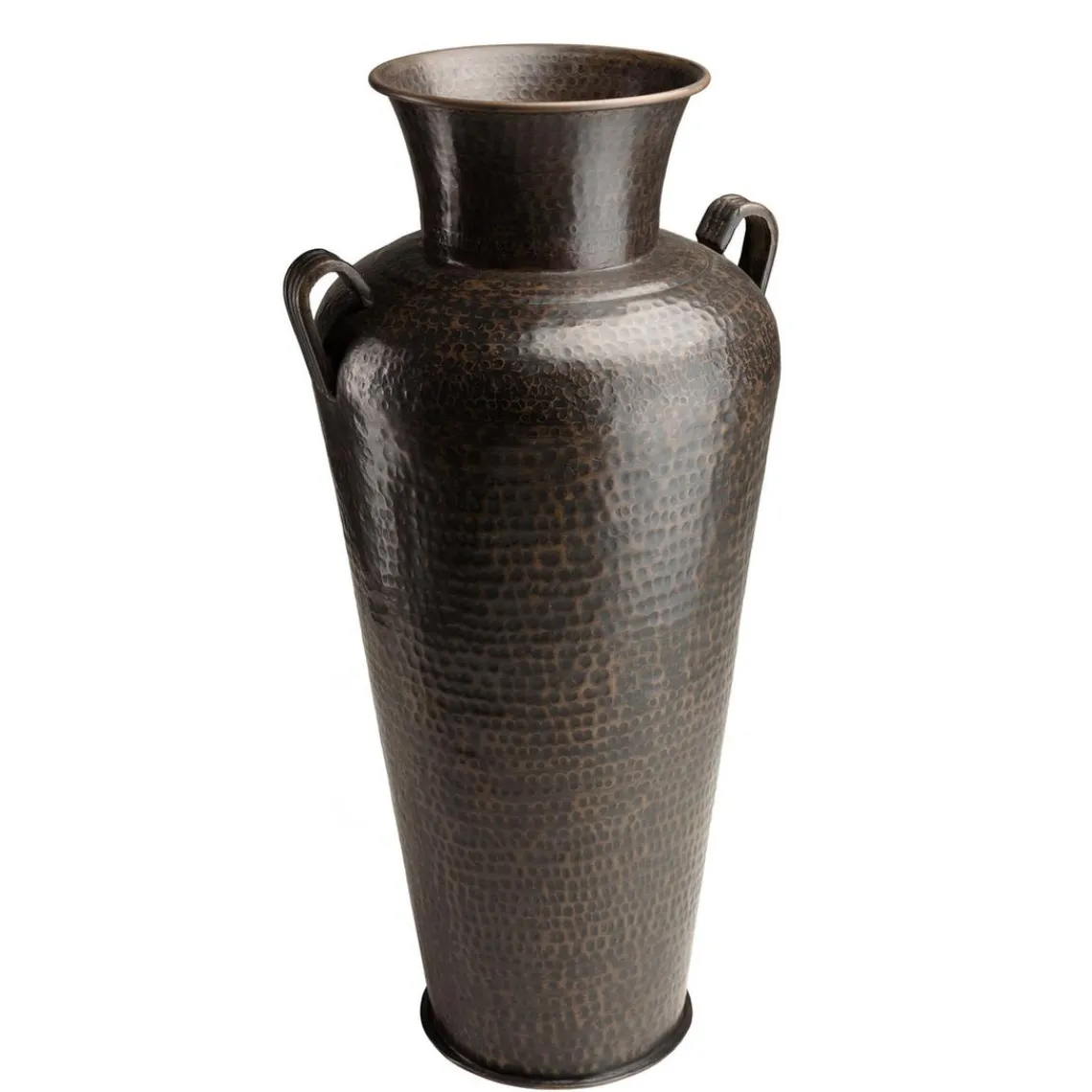 Macabane Vase alu avec anses couleur cuivre noir antique HONORE Hot
