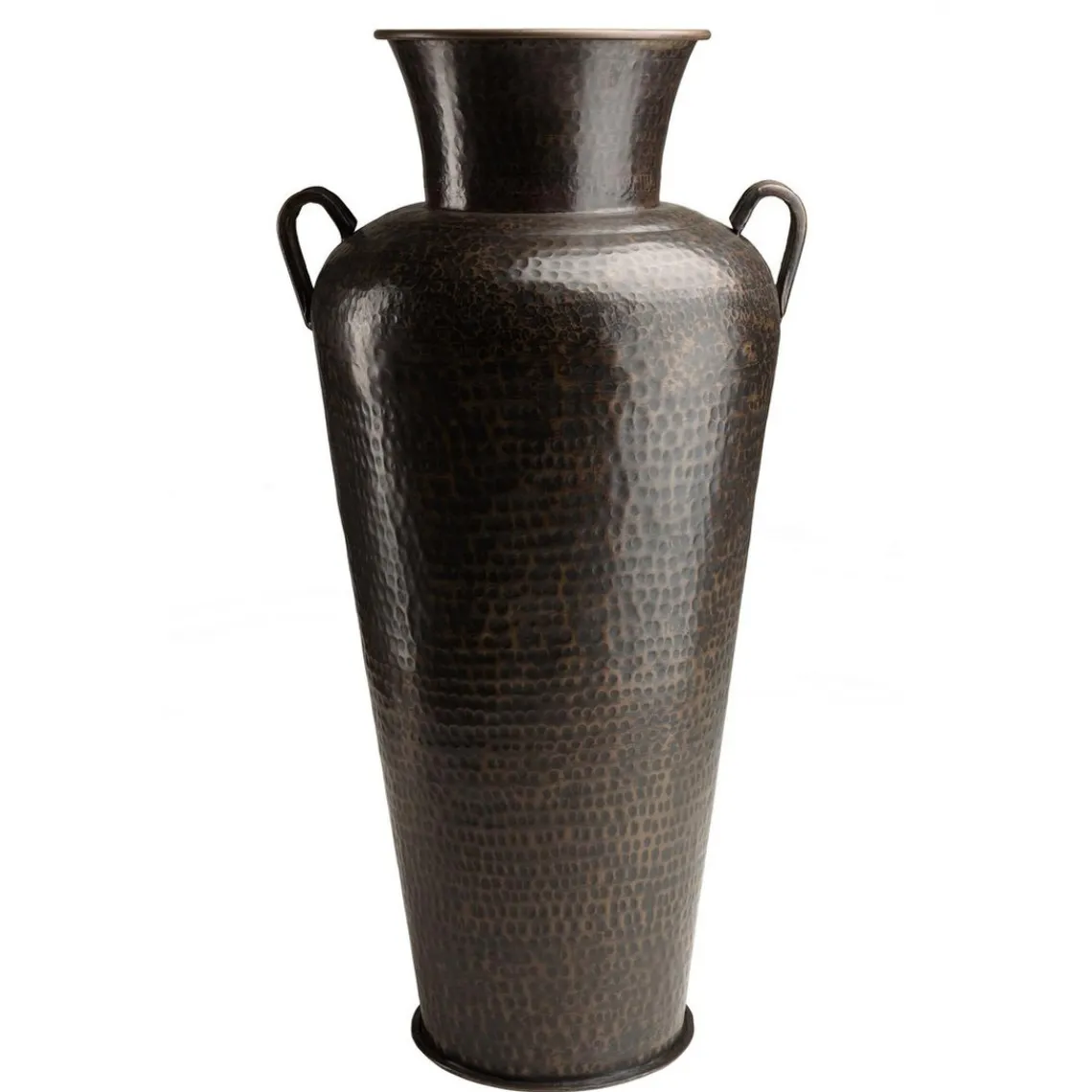 Macabane Vase alu avec anses couleur cuivre noir antique HONORE Hot