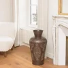 Macabane Vase alu couleur cuivre foncé patine antique HONORE D37 cm Online