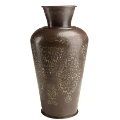 Macabane Vase alu couleur cuivre foncé patine antique HONORE D37 cm Online