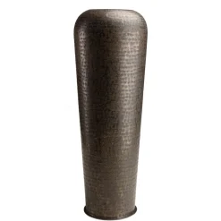 Macabane Vase alu couleur cuivre noir antique avec gravures HONORE Online