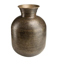 Macabane Vase alu couleur laiton noir antique effet martelé HONORE Best