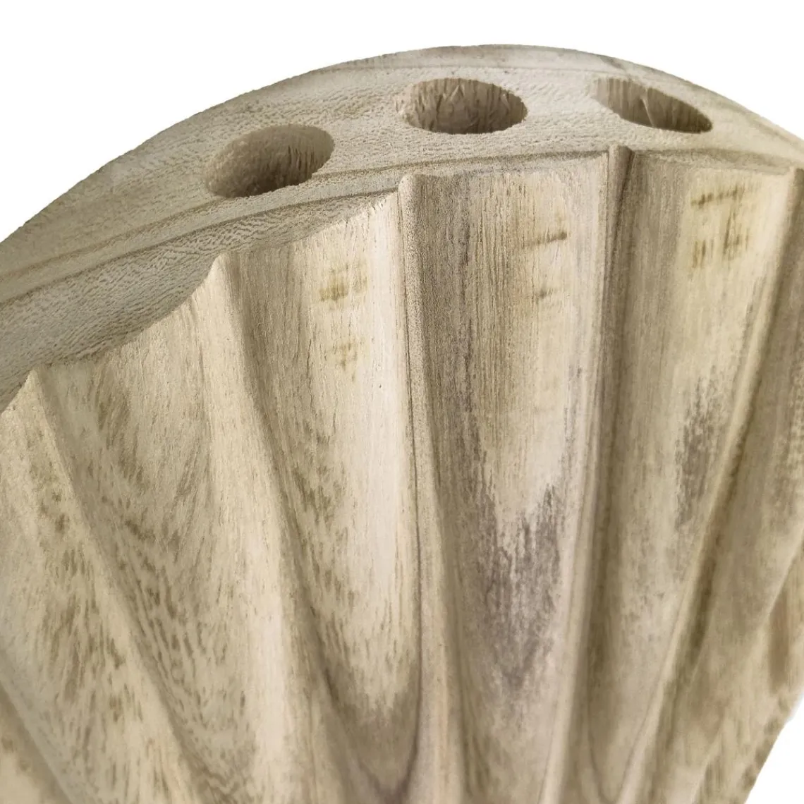 Becquet Vase en bois QUICO en forme coquillage Outlet