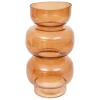 3S. x Home Vase en Verre Vintage Ambre Bev H25cm Hot