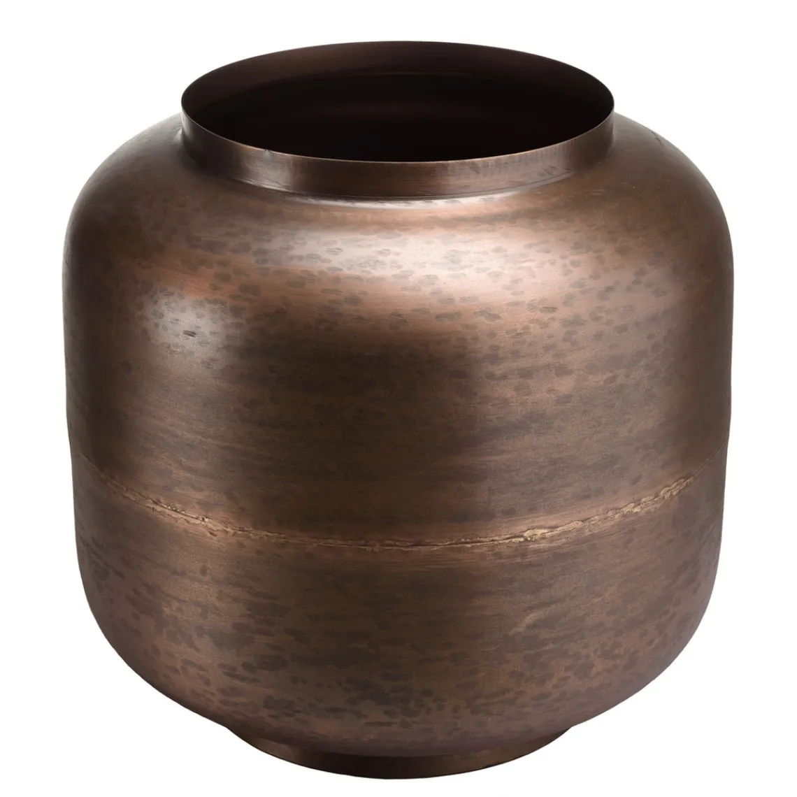 Macabane Vase largeur en Acier couleur Bronze cuivré JOHAN Clearance