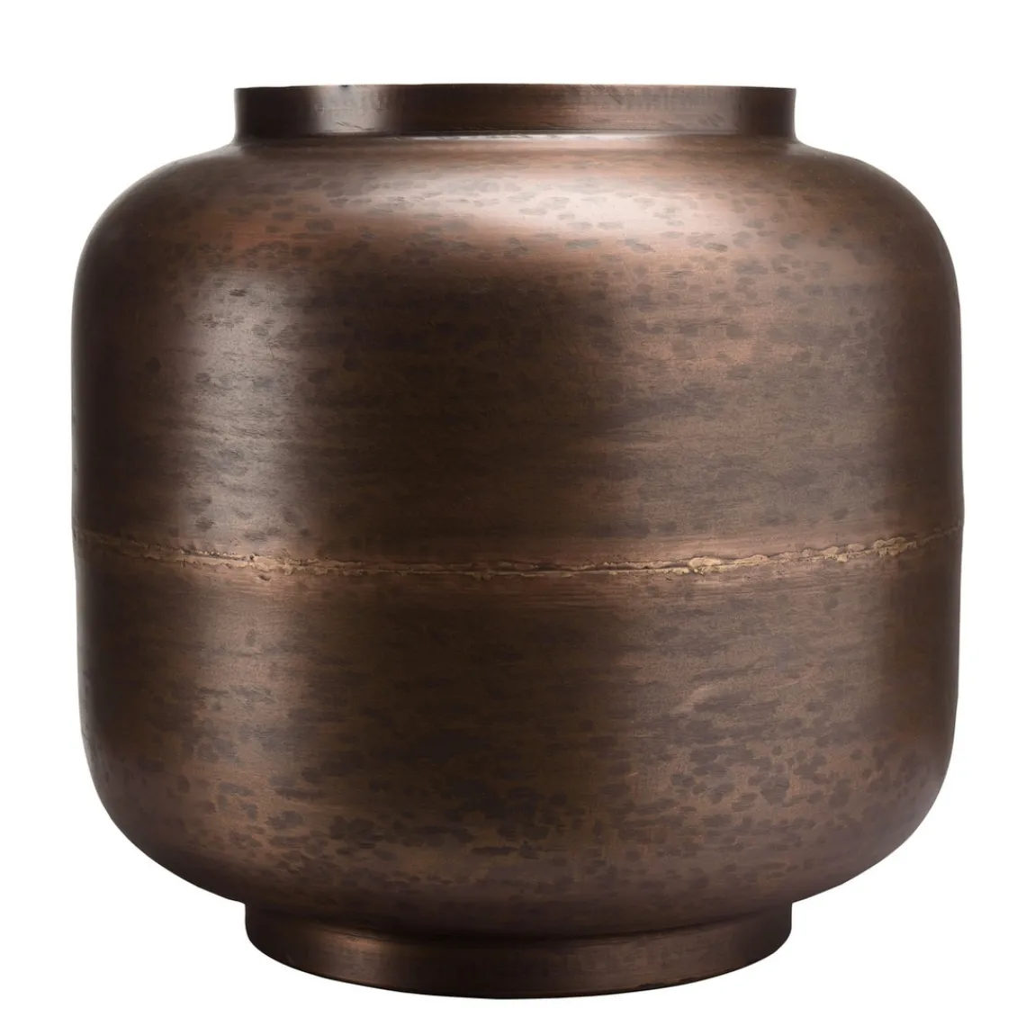 Macabane Vase largeur en Acier couleur Bronze cuivré JOHAN Clearance
