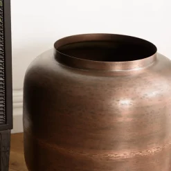 Macabane Vase largeur en Acier couleur Bronze cuivré JOHAN Clearance