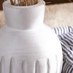 Today Vase Rond Rainures 16 x 16 x 21cm Clearance