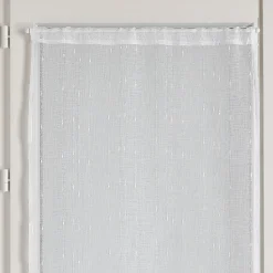 3S. x Home Vd paire en etamine fils flammes ASTORIA - Blanc New