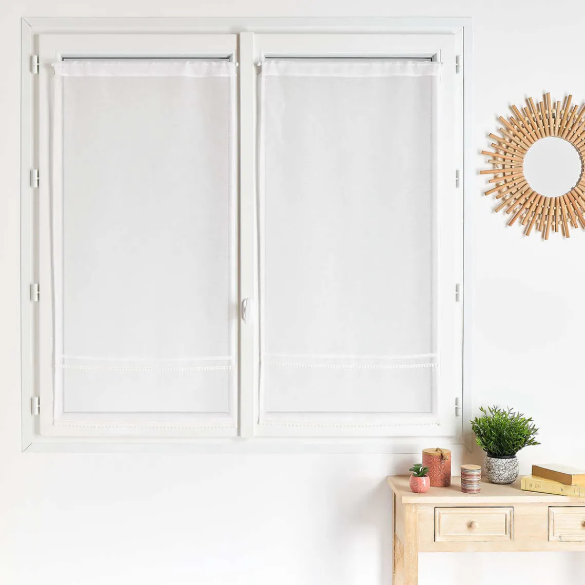 3S. x Home Vd paire etamine parement rubans bas ALBA - blanc Online