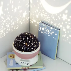 3S. x Home Veilleuse Projo Rotative Rose Clearance