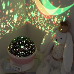 3S. x Home Veilleuse Projo Rotative Rose Clearance