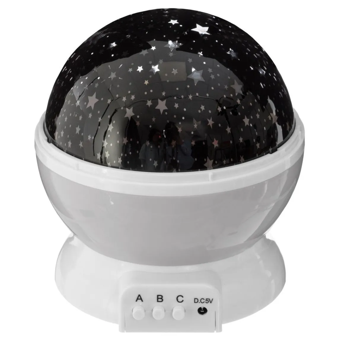 3S. x Home Veilleuse Projo Rotative Grise Discount