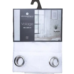 3S. x Home Voilage Brodé 140x240cm