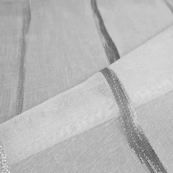 3S. x Home Voilage en Étamine Jacquard 140X260 cm LUMIERE Gris Best