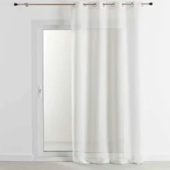 3S. x Home Voilage en Étamine 100%Lin 140X260 cm LINA Blanc Online