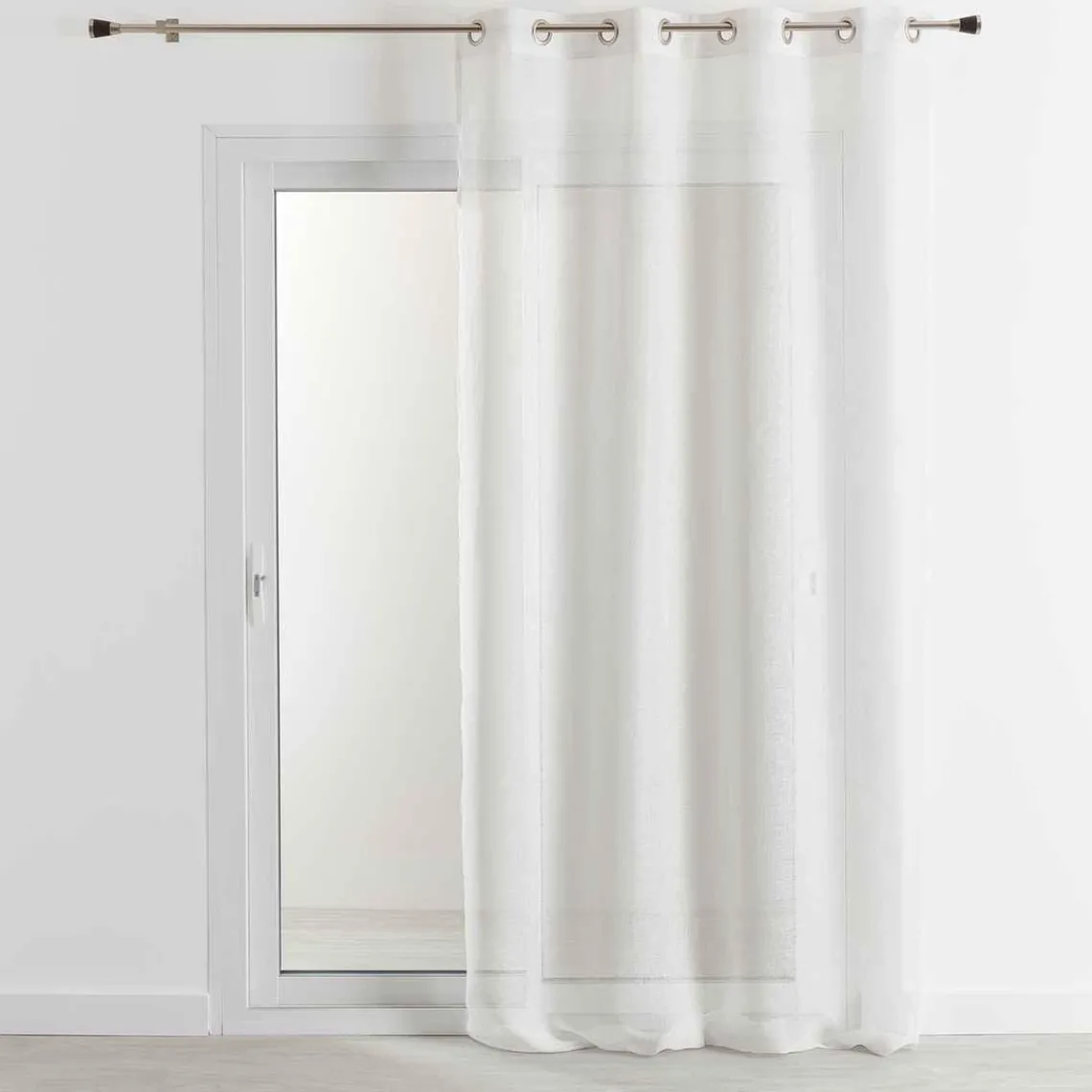 3S. x Home Voilage en Étamine 100%Lin 140X260 cm LINA Blanc Online