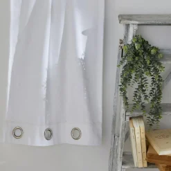 Today Voilage Oeillets Slub Blanc Craie - Charme Sale